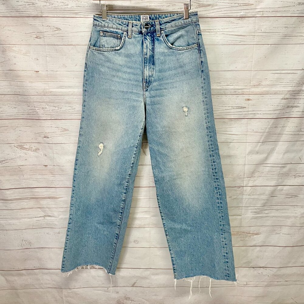 Toteme High Rise Wide Leg Jeans